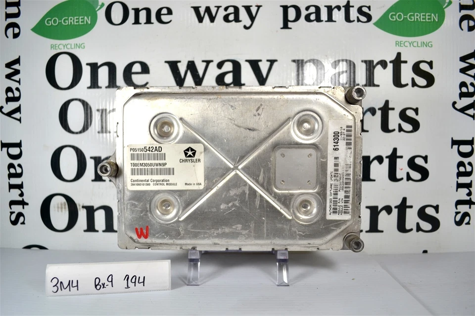 P05150542AD JEEP PATRIOT 2011 Unidad de control del motor ECU ECM Módulo 3M4 194 B9 Foto 2 de 4