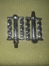 lowrider bike twisted Mini Square pedals 1/2 inch Chrome