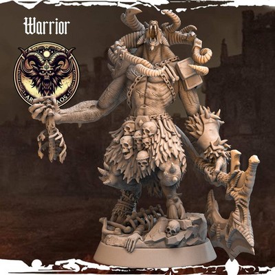 Monolith Arts - Beasts - Warrior #12 - DnD/TTRPG Figur/Miniatur