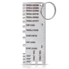 Wire/Metal Sheet Thickness Gauge 229895 Welding Gage Plated Size Inspection T...