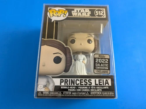 Funko Pop Princess Leia Star Wars #512 2022 Galactic Convention Exclusive