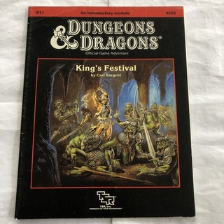 Dungeons And Dragons. Set base. Festa dei Re B11. Carl Sargent. TSR. 1989.