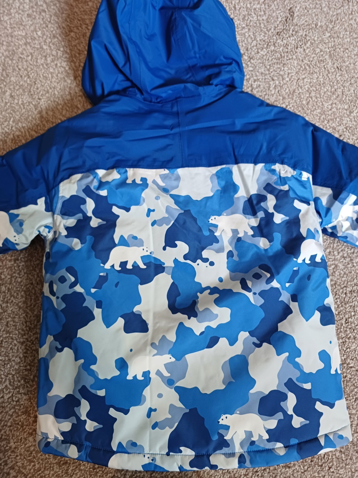 Boys Waterproof Jacket, Size 3-4 Years Old, Hooded Warm Jacket NEW RRP £34 image 6