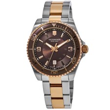 New Victorinox Swiss Army Maverick Large Quartz Brown Dial Men's Watch 241951
