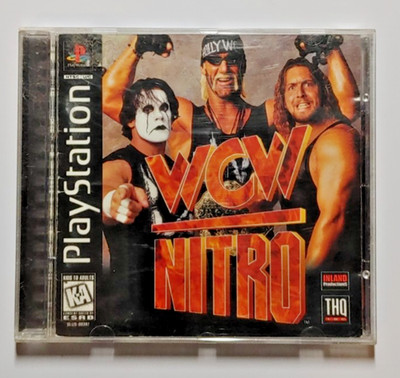 WCW Nitro (Sony PlayStation 1) PS1 CIB  Black Label