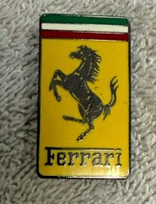 Vintage Ferrari Dual Stud Lapel Pin - Mint - Nice