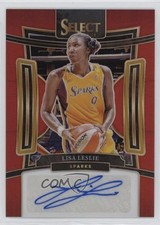 2024 Panini Select WNBA Signatures Red Prizm 66/99 Lisa Leslie Auto HOF ld5