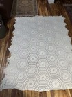 VINTAGE COTTON MARGUERITE SUNFLOWER POPCORN PINWHEEL CROCHET BEDSPREAD COVER — photo 3
