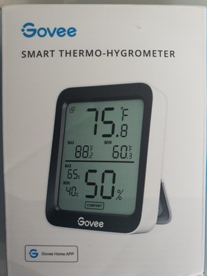 Govee Smart Home Thermometer Hygrometer Innen, LCD Digital Temperatur