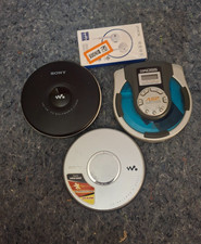 Sony Walkman Portable CD Player AS IS Lot for Parts Repair D-FJ003 D-EJ011 Koss