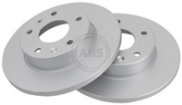 2X A.B.S. Bremsscheibe 17011 FüR Landrover L314 Freelander 1 Soft Top 16V 4X4