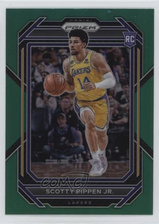 2022-23 Panini Prizm Green Prizm Scotty Pippen Jr #232 Rookie RC