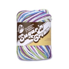 Lily Sugar 'N Cream The Original Ombre Yarn, 2oz, Gauge 4 Medium, Fruit Punch