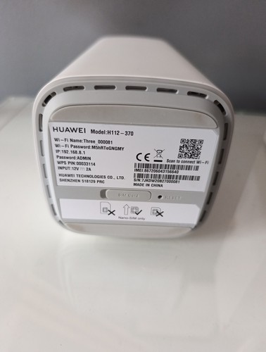 Huawei 5G CPE Pro Balong 5000 Wi-fi 6 Dual Link Turbo Model H112-370 - Faulty - Photo 7/12