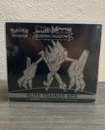 Pokemon Sealed Sun and Moon Burning Shadows Elite Trainer Box