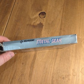 Metal Gear NES - Box and Game Cart ONLY, No map or manuals