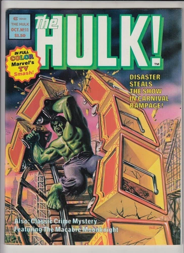 THE HULK MAGAZINE #11 VF- MOON KNIGHT STORIES BEGIN!!10/78