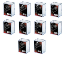 (10-Pack) Ultra Pro 2 Piece Plastic Card Storage Box (100 Count Size) Slider Box