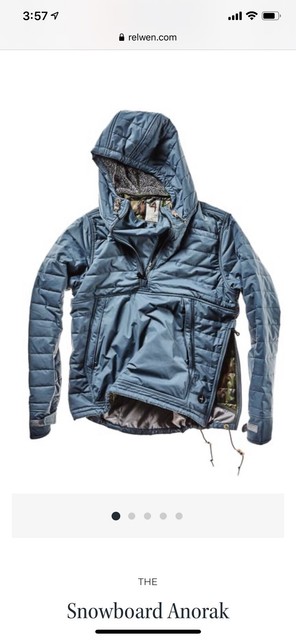 dc rampart anorak snowboard jacket