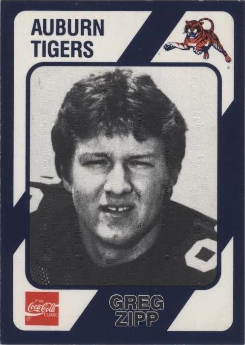 1989 Collegiate Collection Auburn Tigers Greg Zipp #574 - 1 of 2