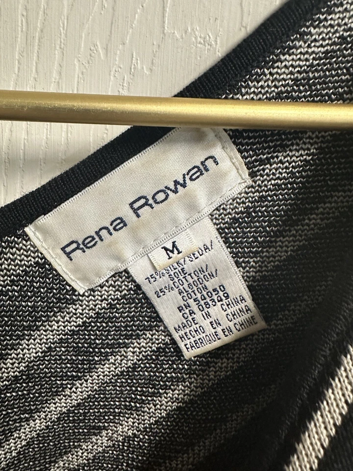 Rena Rowan Silk Knit Vest Sweater Sleeveless 90s VNT Lot Of 6 Top Blazer Skirt - Image 2 of 4