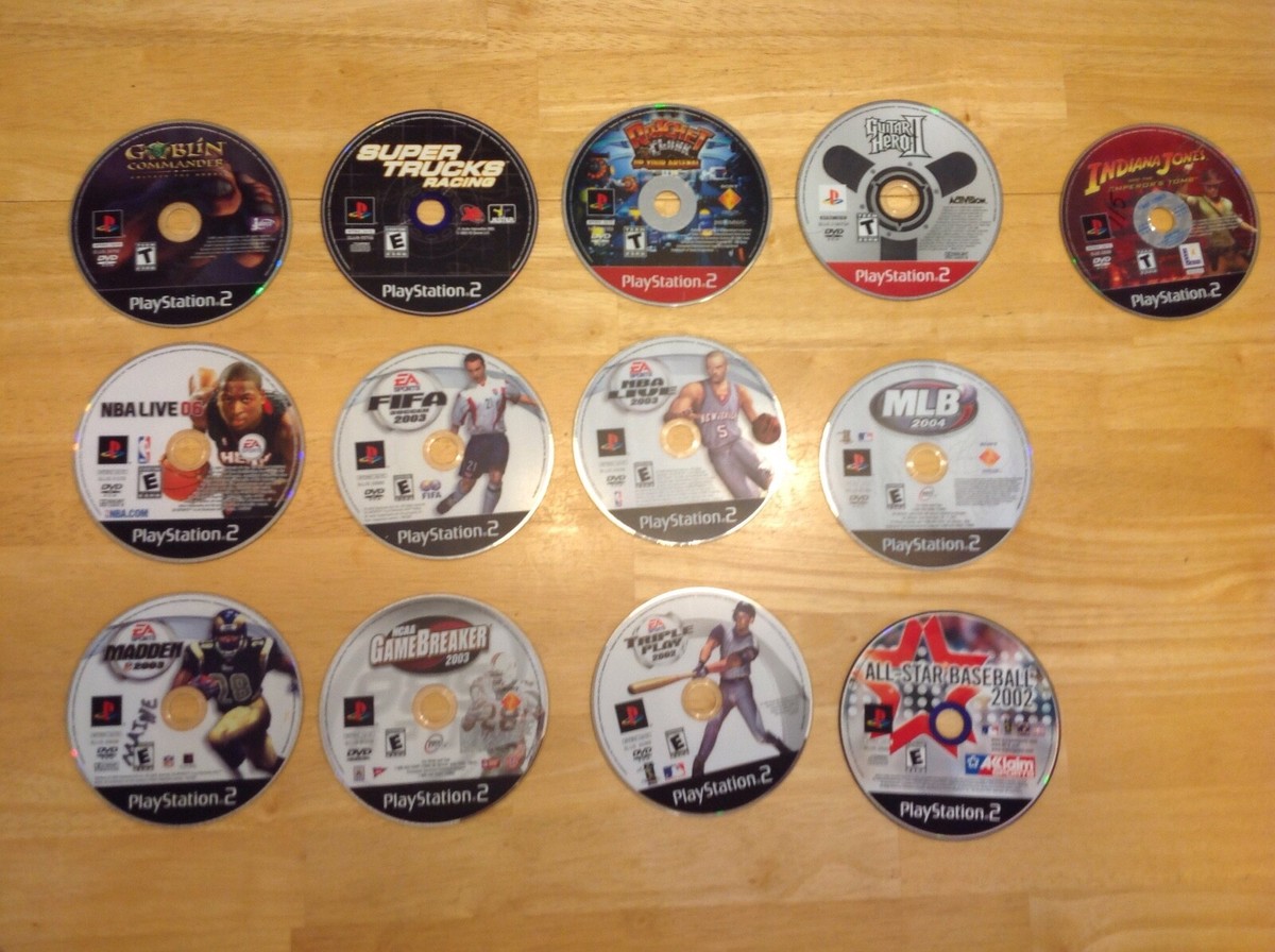 Sony PlayStation 2 Game Lot 6 Games-Loose Discs Only TESTED! FREE SHIPPING!