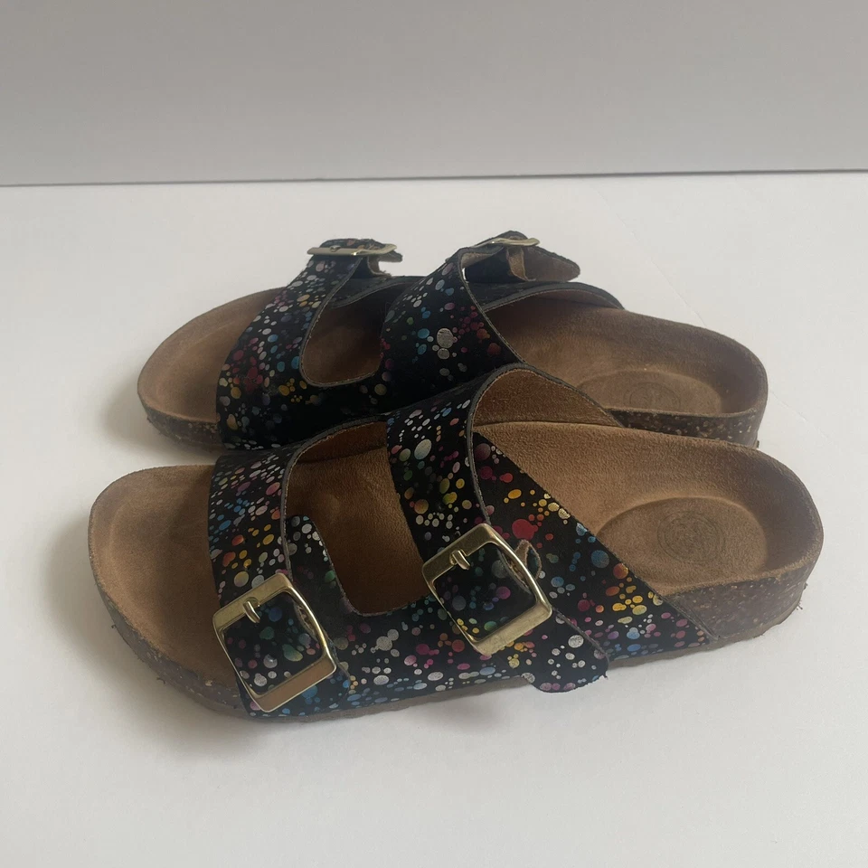 Sandalias sin cordones Wonder Nation talla 3 cómodas plantilla ajustables niñas sandalias Foto 4 de 4