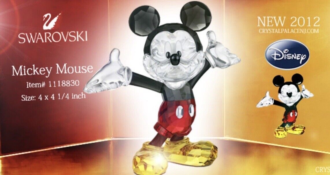 NIB Swarovski Disney Mickey Mouse 2012 Edition Crystal NIB Swarovski Disney Mickey Mouse 2012 Edition Crystal