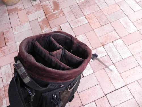 NIKE, 4-way STAND GOLF BAG Black - Picture 4 of 9