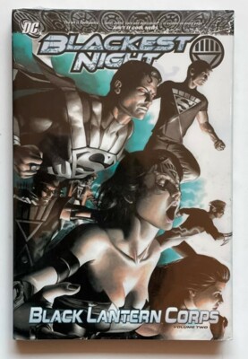 BLACKEST NIGHT HC - BLACK LANTERN CORPS - BRAND NEW & SEALED Flash, Wonder Woman