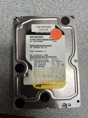 Western Digital WD1002FBYS-12A6B0 Enterprise 1TB 3.5