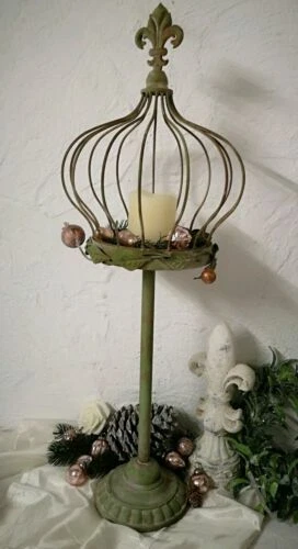 Bougeoirs et photophores décoratifs campagnes en métal pour la maison