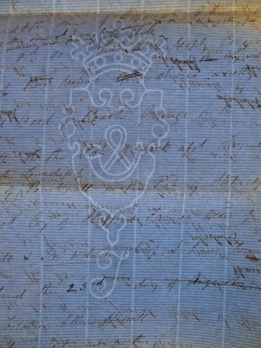 1860 TOWGOOD SAWSTON MILL PAPER MAKER WATERMARKED WATERMARK CAMBRIDGE CAMBS - Picture 2 of 6