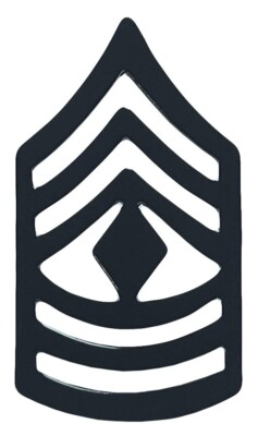 Marine Corps 1st Sergeant Black Chevron Motorcycle Hat Cap