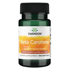 Swanson Beta-Carotene 10,000 Iu 100 Softgels