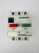 Siemens 3VE1010-2M Motor Starter Protector
