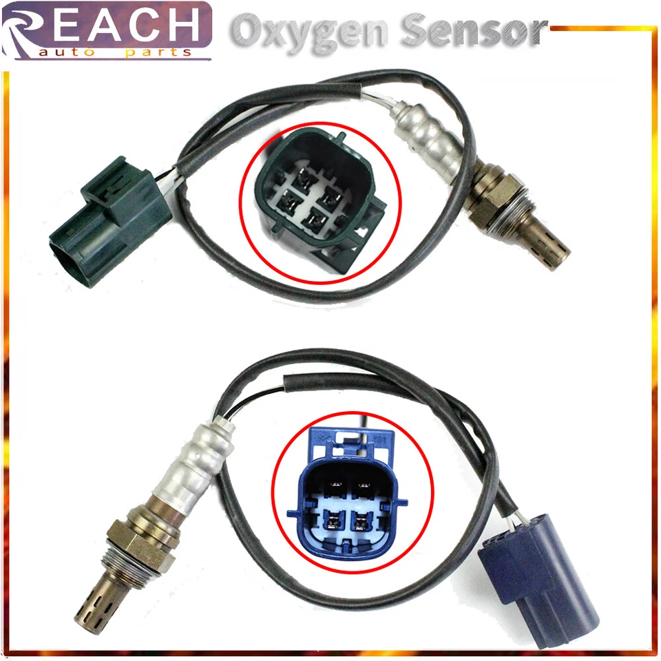 Sensor de oxígeno O2 aguas arriba + aguas abajo 4 piezas apto para Nissan 350Z 2005 2006 V6-3,5 L Foto 4 de 4