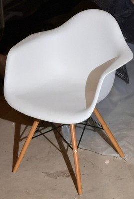 2 Eames Style Mid Century Accent Chairs - One Price For Both