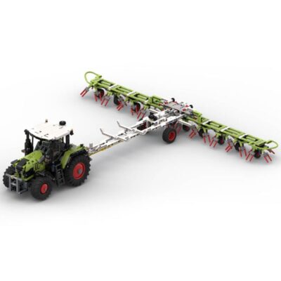 2057 Piece Hay Tedder Trailers for Ages 14 and Up MOC-94020 Gift