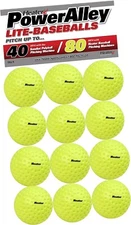 Heater [12 Pack] Sports PowerAlley 80 MPH Lite Balls & Trend Sports Sandlot