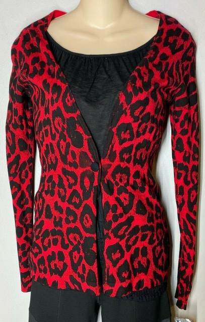 rd style animal print sweater