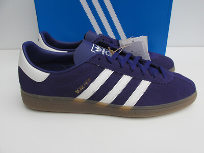 bnib Adidas MUNCHEN purple white gum sole UK 11 terrace city