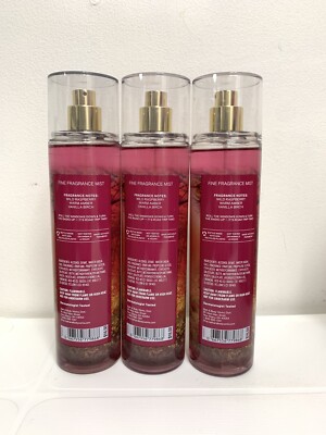 3PC BATH & BODY WORKS AUTUMN DRIVE FINE FRAGRANCE BODY MIST 8 FL