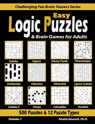 Easy Logic Puzzles & Brain Games for Adults: 500 Puzzle -  NEW Khalid Alzamili 2