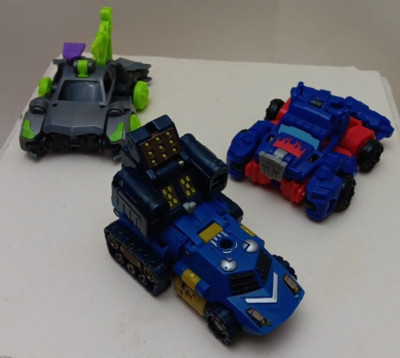 2005 Hasbro Transformers Scattershot, Constructbot Optimus Prime and Lockdown