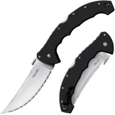 Cold Steel Talwar 5.5in Serrated Edge Folding Pocket Knife Black