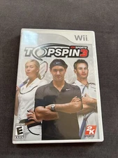 Top Spin 3 (Nintendo Wii, 2008) TopSpin Tennis Complete Tested Working CIB