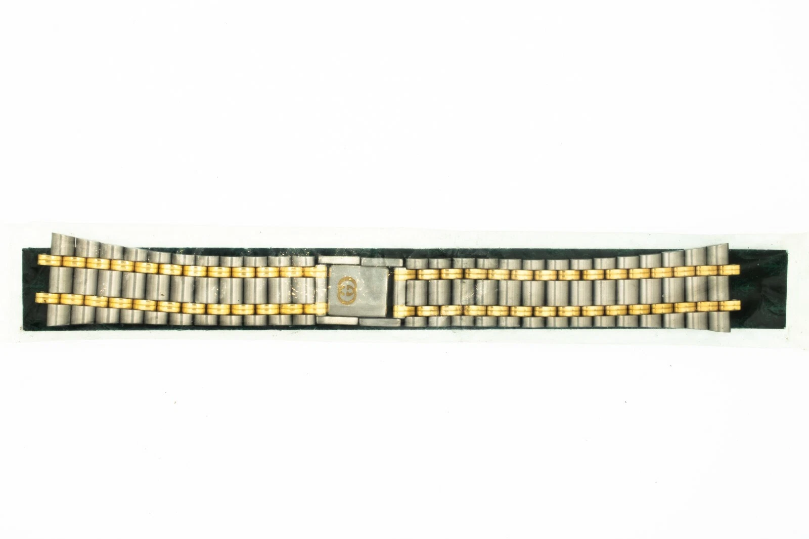 Gucci bracciale acciaio/oro ansa 21mm Originale 106.9400.1