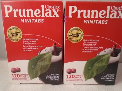 Prunelax Ciruelax 120 mini-Tabs EA  by Prunelax (2pk bundle) 