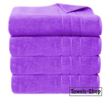 4x Big Jumbo Bath Sheets 100% Pure Cotton Large Size Bathroom Towels Soft Luxury